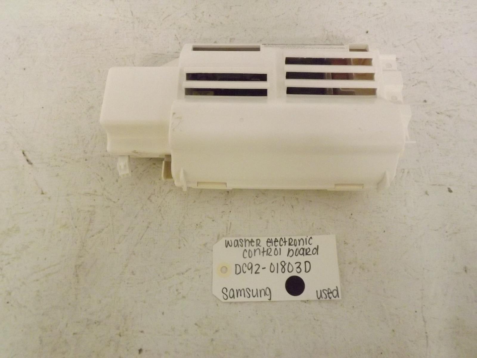 Samsung Washer DC92-01803D Electronic Control Board Used Samsung Washer DC92-01803D Electronic Control Board Used